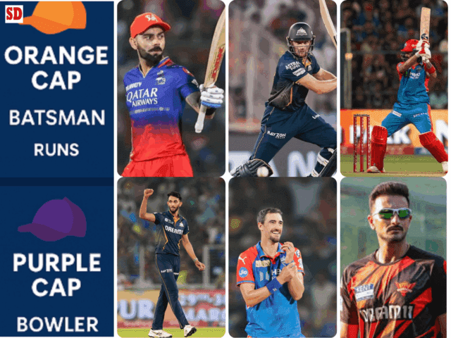 [5th May] IPL 2025 Updated Points Table after rain saved Delhi Capitals from hat-trick of losses, Orange Cap, Purple Cap, Highest Scores, Most Boundaries and more updated