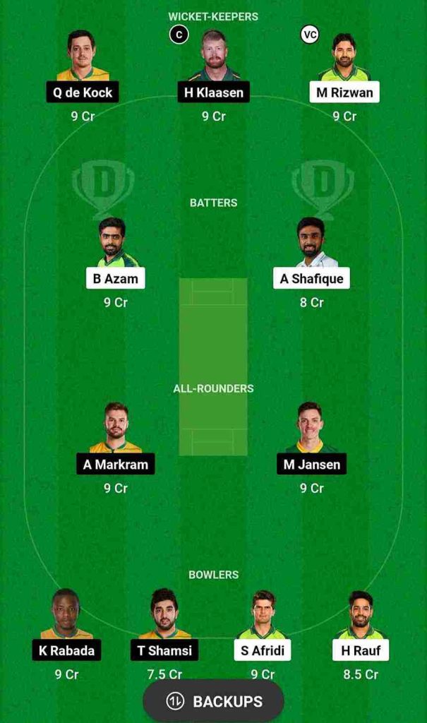 PAK vs SA Dream11 Prediction World Cup 2023 | Pakistan vs South Africa Dream11 Team, M.A. Chidambaram Stadium Chennai Pitch Report: On October 27, 2023, Pakistan will play their sixth match of ICC Men’s ODI World Cup 2023 against South Africa at M.A. Chidambaram Cricket Stadium in Chennai, Tamil Nadu.