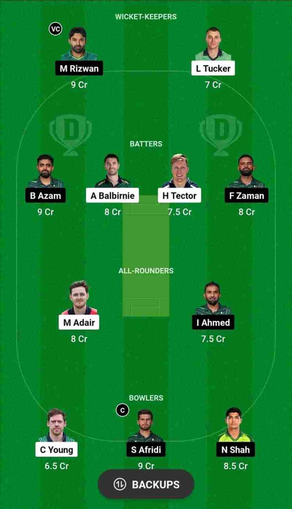 IRE vs PAK Dream11 Prediction 2nd T20I, Probable Playing 11 | Clontarf Cricket Club Pitch Report | Ireland vs Pakistan 2024