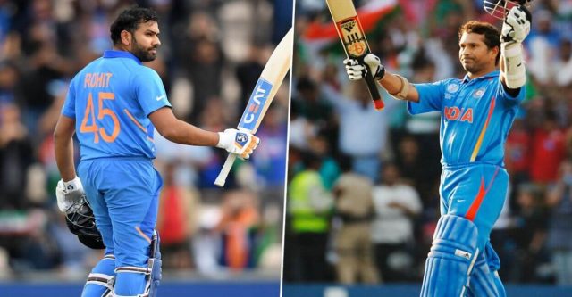 Rohit Sharma breaks Sachin Tendulkar's all-time ODI record with his 29-ball fifty in 2nd ODI