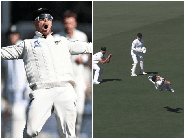 ENG vs NZ: Phillips sends back Pope with a stunning grab; Brook and Stokes take England to a firm total at Stumps on Day 2