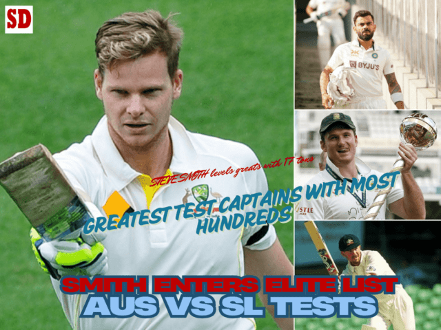 Smith among Greatest Test Captains-min AUS vs SL: Top four batters with the most Test hundreds as captain ft. Steve Smith
