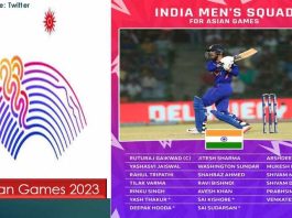 Asian Games 2023: Team India Mens Squads