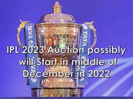 IPL 2023 Auction starts in December 2022