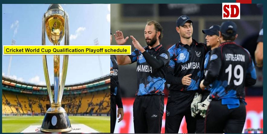 Cricket World Cup Qualification Playoff schedule