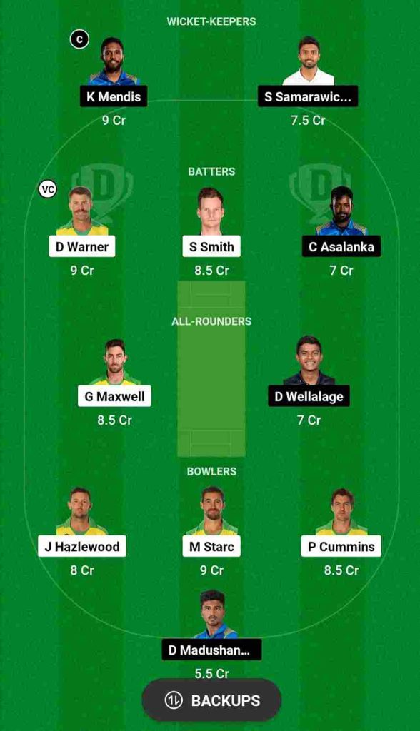 AUS vs SL Dream11 Prediction World Cup 2023 | Australia vs Sri Lanka Dream11 Team, Ekana Cricket Stadium Lucknow Pitch Report