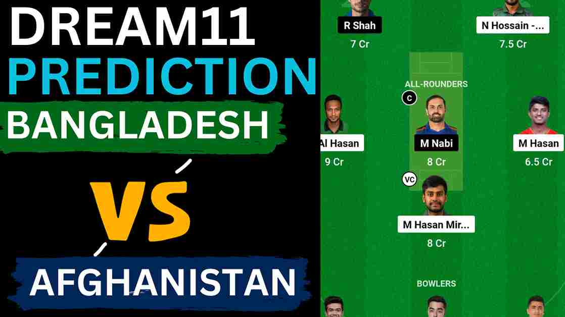 BAN vs AFG Dream11 Prediction ODI World Cup 2023 | Bangladesh vs Afghanistan Dream11 Team, HPCA Stadium Dharamsala Pitch Report