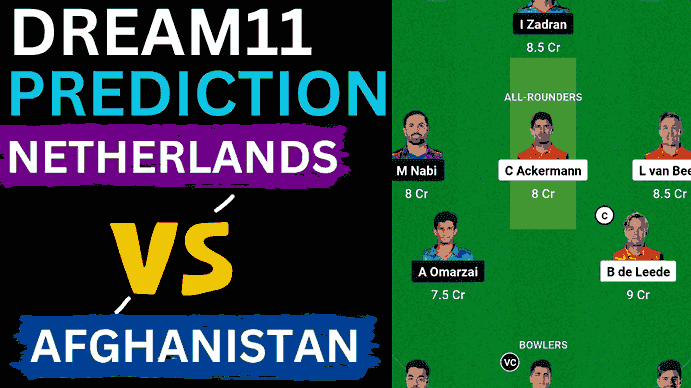 NED vs AFG Dream11 Prediction ODI World Cup 2023 Netherlands vs Afghanistan Dream11 Team, Ekana Cricket Stadium Lucknow Pitch Report