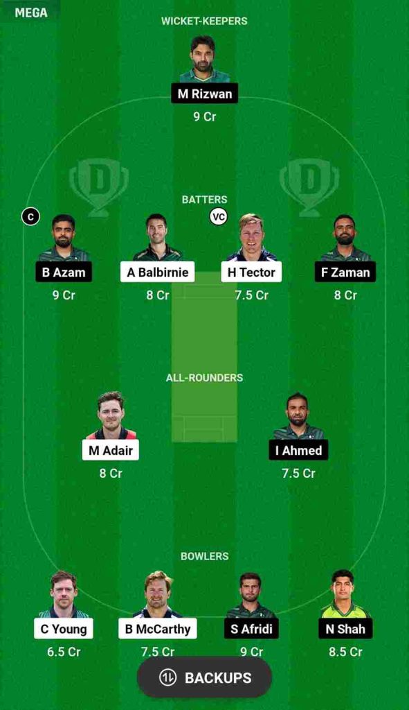 IRE vs PAK Dream11 Prediction 2nd T20I, Probable Playing 11 | Clontarf Cricket Club Pitch Report | Ireland vs Pakistan 2024