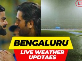 DARK Clouds Over Chinnaswamy: RCB vs CSK Bengaluru Weather Live Updates | M. Chinnaswamy Stadium Weather Forecast Today May 18