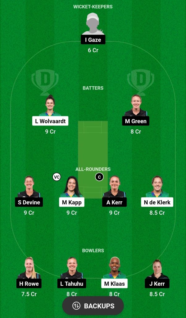 SA-W vs NZ-W Dream11 Prediction 3rd ODI Match | South Africa Women vs New Zealand Women Dream11 Team, Kingsmead Cricket Ground Durban Pitch Report