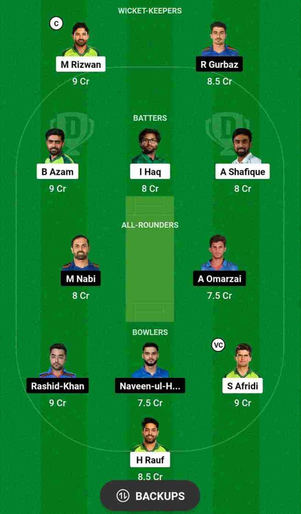 PAK vs AFG Dream11 Prediction World Cup 2023 | Pakistan vs Afghanistan Dream11 Team, MA Chidambaram Stadium Chennai Pitch Report