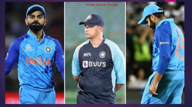 Rahul Dravid Virat Kohali and Rohit Sharma