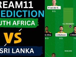 SA vs SL Dream11 Prediction World Cup 2023 | South Africa vs Sri Lanka Dream11 Team, Arun Jaitley Stadium Delhi Pitch Report