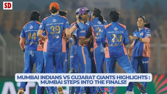 Mumbai Indians vs Gujarat Giants Highlights