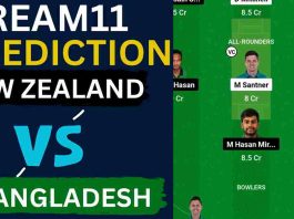 NZ vs BAN Dream11 Prediction World Cup 2023 New Zealand vs Bangladesh Dream11 Team, M.A. Chidambaram Stadium Chepauk Pitch Report