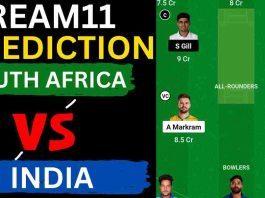 SA vs IND Dream11 Prediction