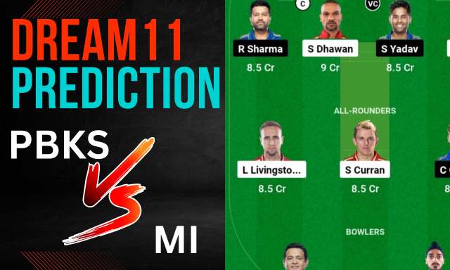 PBKS vs MI Dream11 Prediction