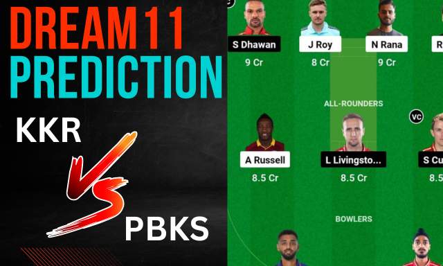 KKR vs PBKS Dream11 Prediction