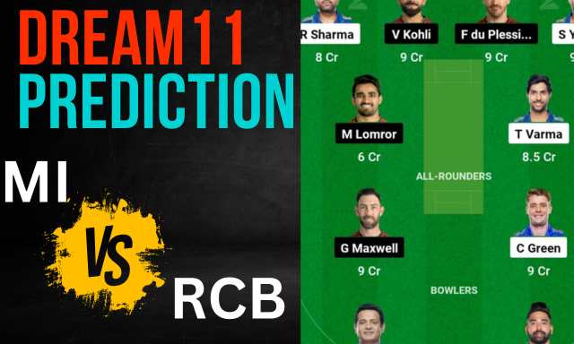 MI vs RCB Dream11 Prediction