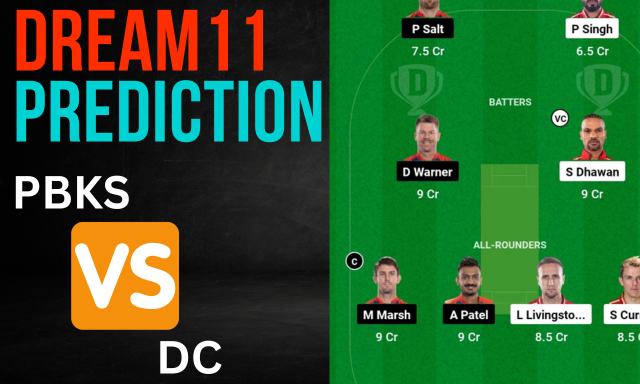 PBKS vs DC Dream11 Prediction, Best Team