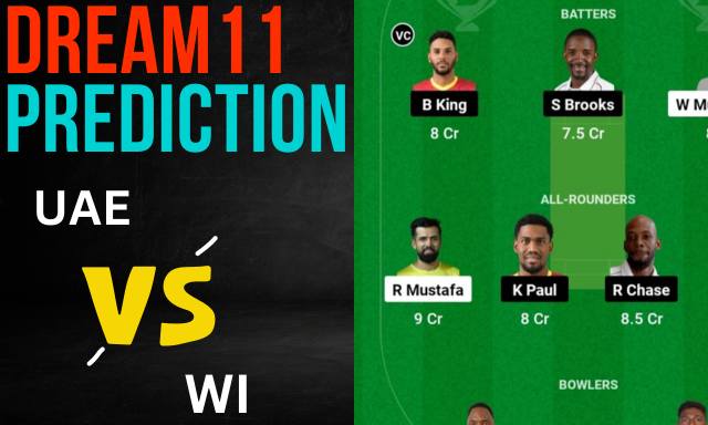 UAE vs WI Dream11 Prediction, Best Picks