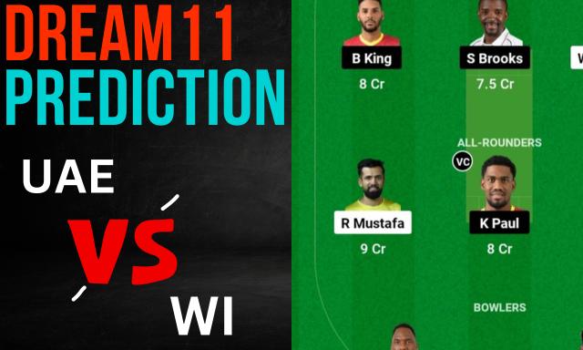 UAE vs WI Dream11 Prediction 2nd ODI, Best Picks