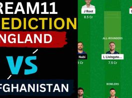 ENG vs AFG Dream11 Prediction World Cup 2023 | England vs Afghanistan Dream11 Team, Arun Jaitley Stadium Delhi Pitch Report