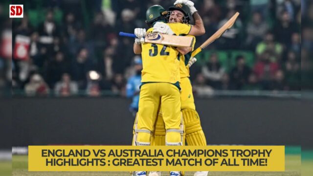England vs Australia Champions Trophy Highlights