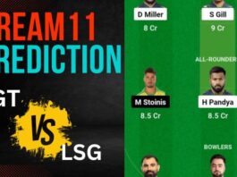 GT vs LSG Dream11 Prediction