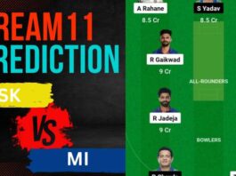 CSK vs MI Dream11 Prediction