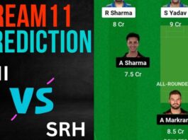 MI vs SRH Dream11 Prediction, Best Team, Important Tips, Pitch Report for IPL 2023