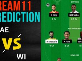 UAE vs WI Dream11 Prediction, Best Picks