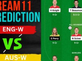 ENG-W vs AUS-W Dream11 Prediction Today Match | England vs Australia Women One-off Test Dream11 Team Grand League, Pitch Report