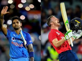 India vs England Head-to-Head Record in T20Is