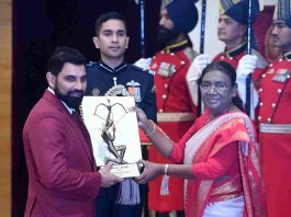 Watch This: Mohd. Shami Receives Arjuna Award From President of India After Becoming highest wickets-taker in the ODI World Cup 2023