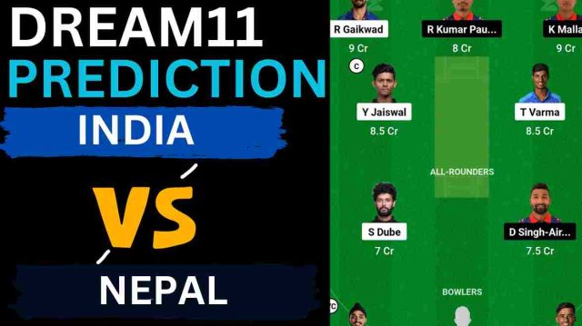 IND vs NEP Dream11 Prediction Asian Games Quarter Final 1 | India vs Nepal Dream11 Team, Pingfeng Campus Cricket Field Hangzhou Pitch Report