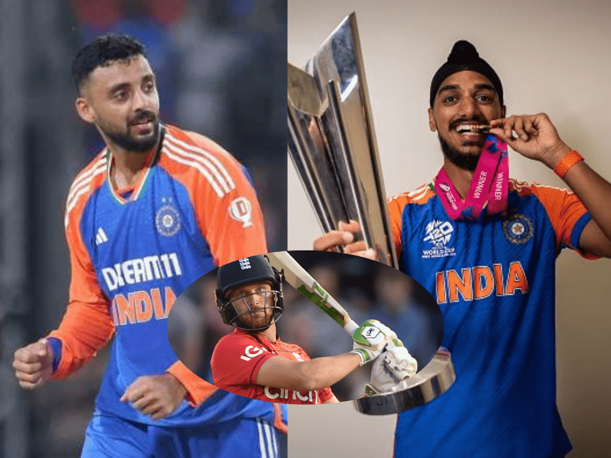 Jos Buttler stands a ENG lone warrior in front of Brute Indian bowling attack-min Ind vs Eng 1st T20: Arshdeep Singh creates history at the Eden Gardens; Varun Chakravarthy responds with two wickets in an over to resist the English building innings