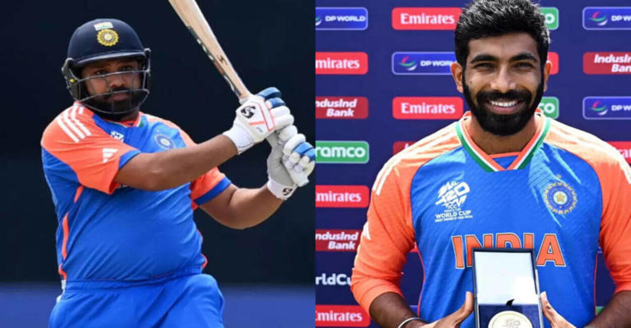 Rohit Sharma and Jasprit Bumrah Rohit Sharma and Jasprit Bumrah among Player of the Month nominees after India's ICC T20 World Cup 2024 triumph