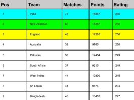 ICC Men’s T20I Team Rankings Latest After Pakistan vs New Zealand T20I Series 2024 | ICC Team Standings