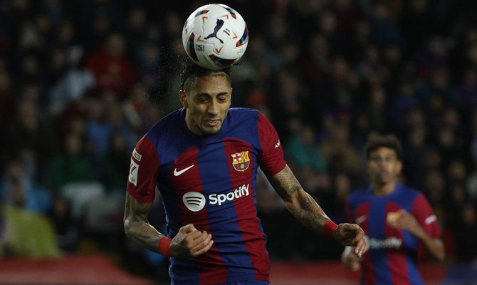 APTOPIX Spain Soccer La Liga Barcelona eyes Uruguay ace Ugarte and Roque wants to stay while Raphinha's dilemma continues due to a low purse