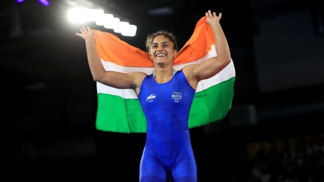 Indian wrestler Vinesh Phogat scripts history with his first-ever entry into the Olympic Final