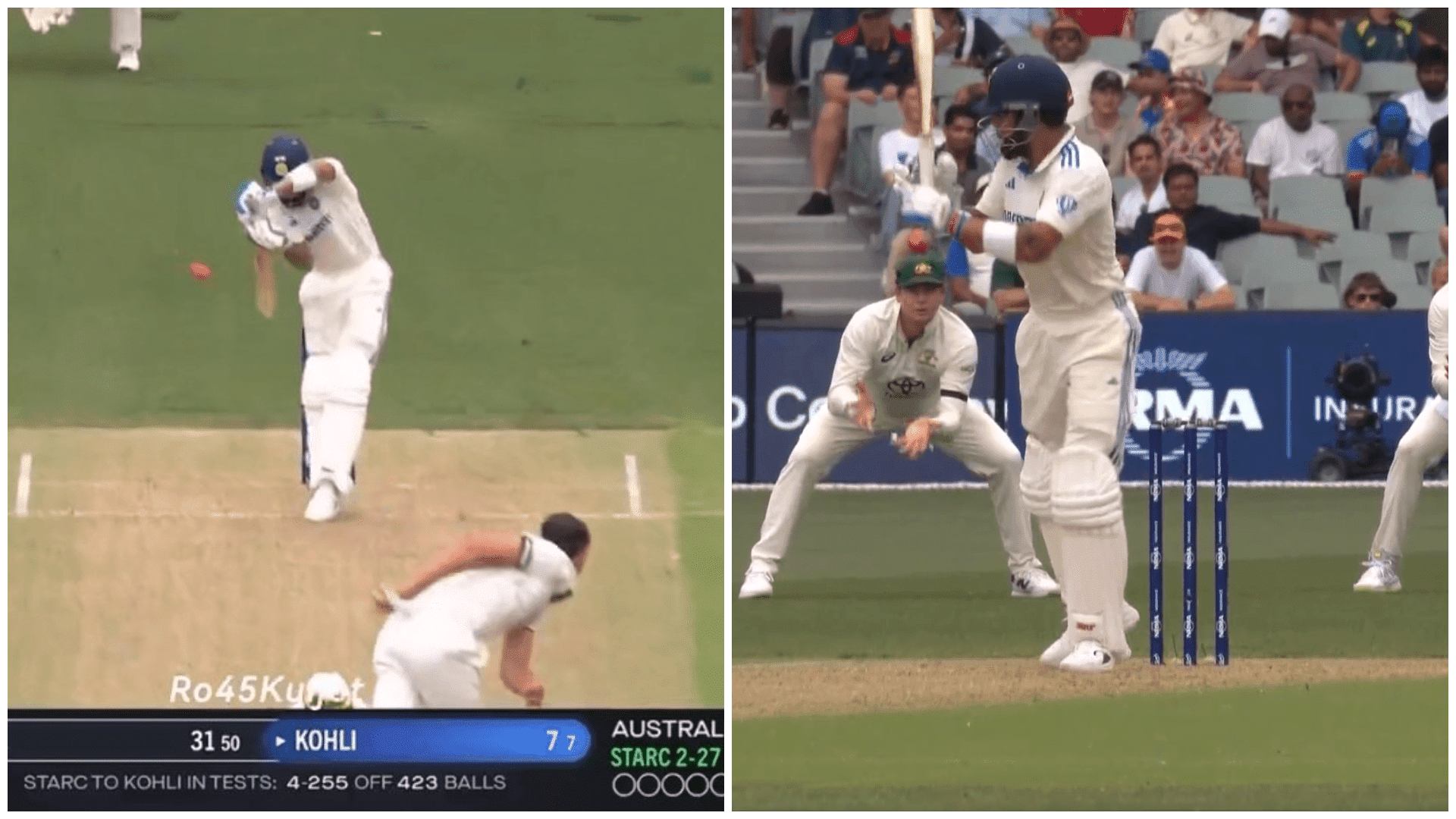 IND vs AUS: Mitchell Starc with a three-for changes fortunes for Australia before lunch; Skipper Rohit dismissed post Lunch by Boland