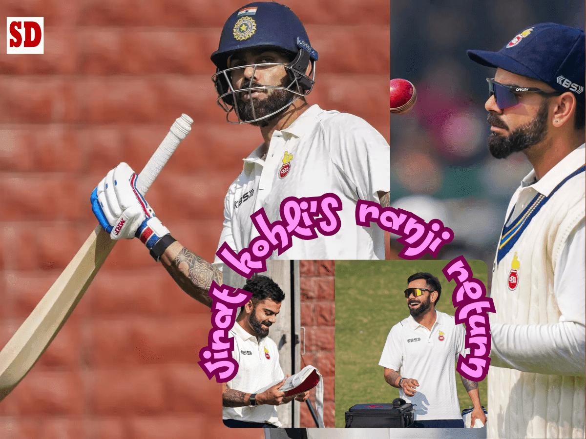 Virat Kohli's Ranji Trophy return -min Virat Kohli’s Ranji Trophy record: How has Virat Kohli performed in India’s premier first-class cricket tournament?