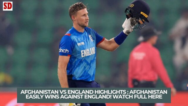 Afghanistan vs England Highlights