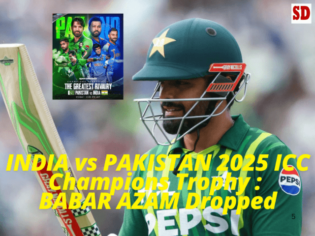 BABAR AZAM IND vs PAK-min IND vs PAK: Star Pakistani Batter Babar Azam is doubtful for the 2025 Champions Trophy clash against India!! What do the reports say?
