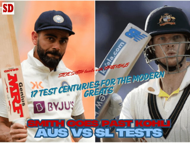 Kohli vs Smith in Test Cricket -min AUS vs SL: Steve Smith goes past Virat Kohli; breaks the massive record of the Indian batter
