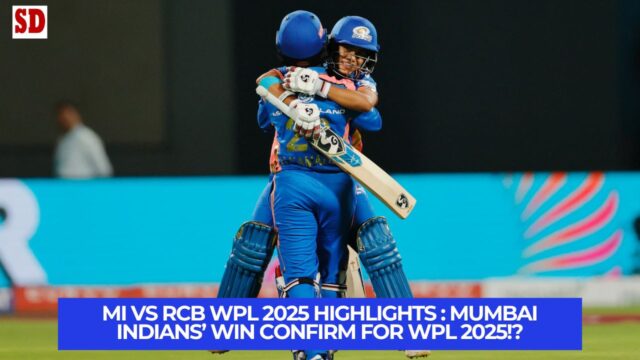 MI vs RCB WPL 2025 Highlights