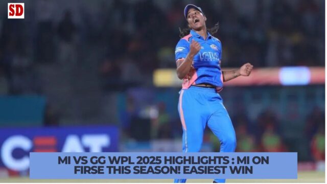 MI VS GG WPL 2025 Highlights