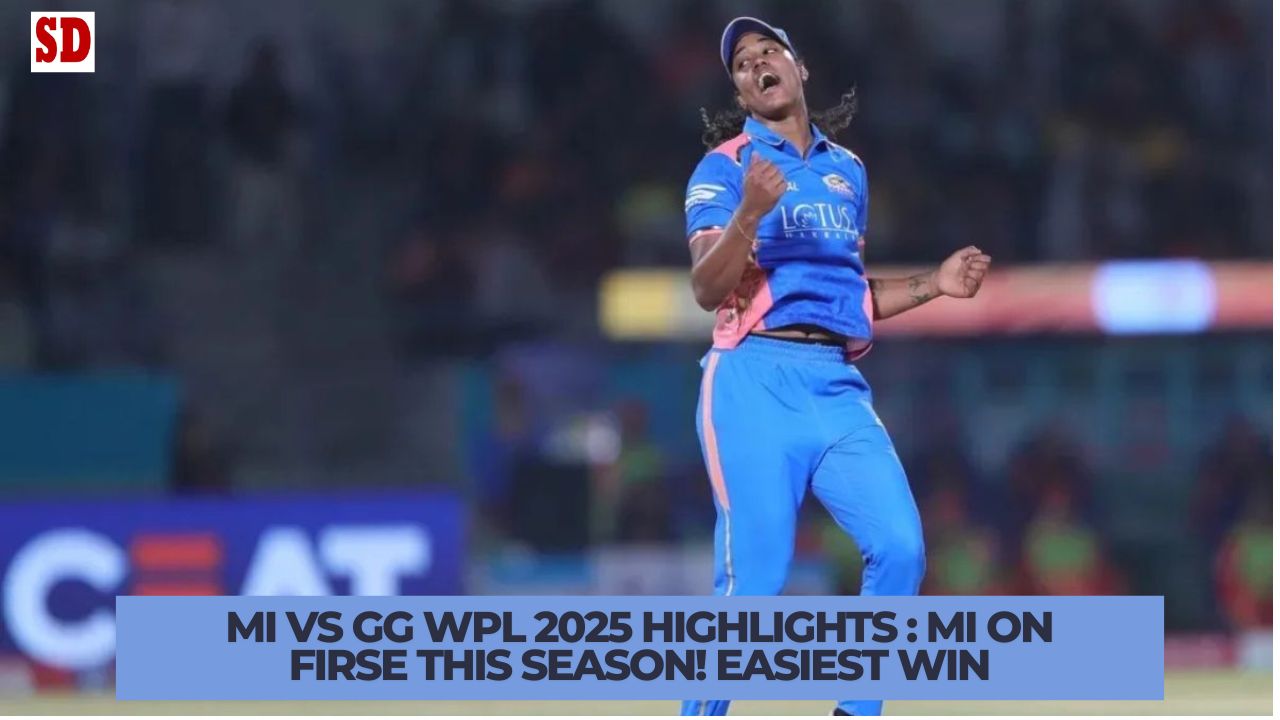 MI VS GG WPL 2025 Highlights